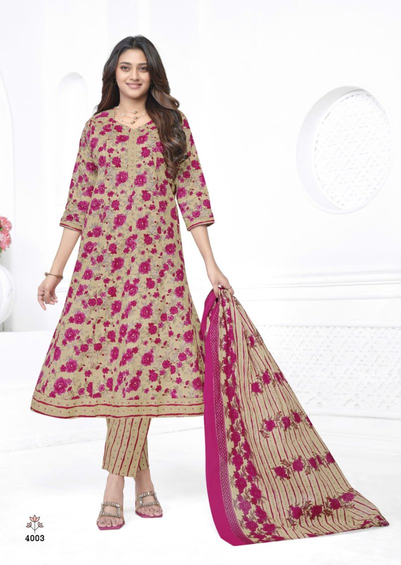 Anarkali Vol 4 By Kundan Cotton Anarkali Kurtis Set 